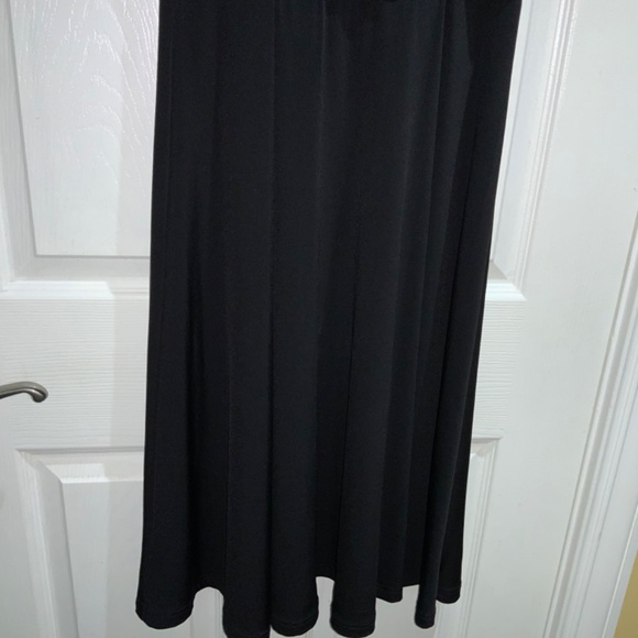 K Petite Collection fit & flare dress Sz 4P sleeveless ruched waist - Picture 2 of 9